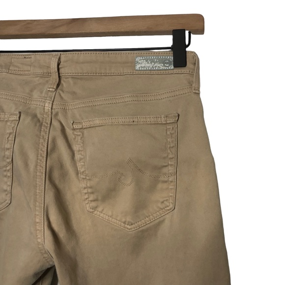 Adriano Goldschmied The Prima Mid-Rise Cigarette Cropped Skinny Khaki Pants - Picture 9 of 13